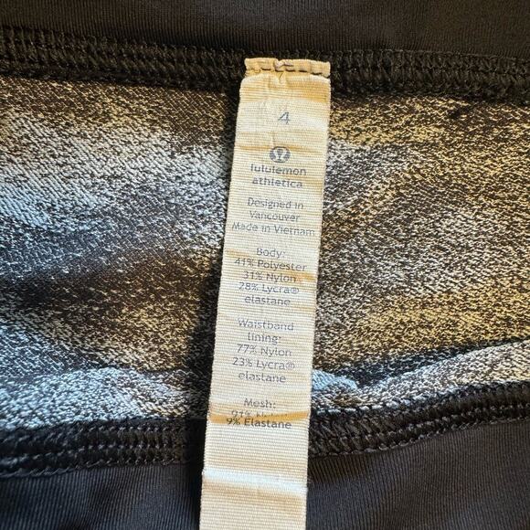 Lululemon Pace Rival Long Leggings Womens 4 Power Luxtreme Hazy Workout Gym Camo - Picture 12 of 14